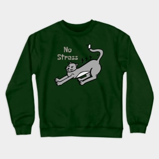 No Stress Cat Crewneck Sweatshirt